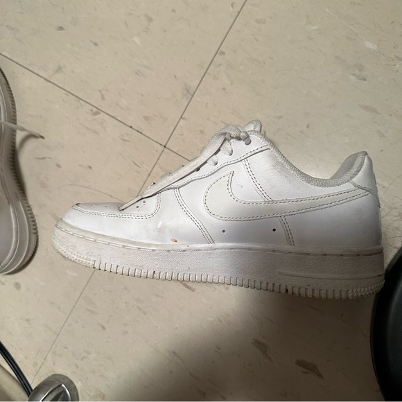 Nike Air Force 1 White Sneakers - Picture 8 of 10